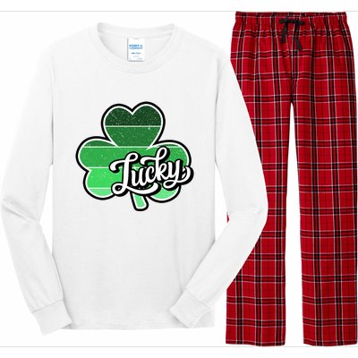 Irish Lucky Clover St Long Sleeve Pajama Set