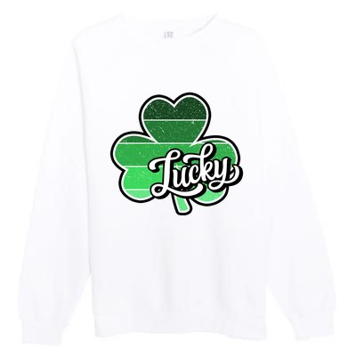 Irish Lucky Clover St Premium Crewneck Sweatshirt