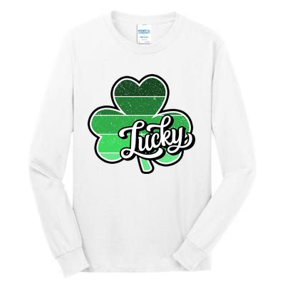 Irish Lucky Clover St Tall Long Sleeve T-Shirt