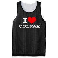 I Love Colfax -Colorado Mesh Reversible Basketball Jersey Tank