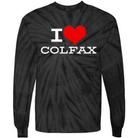 I Love Colfax -Colorado Tie-Dye Long Sleeve Shirt