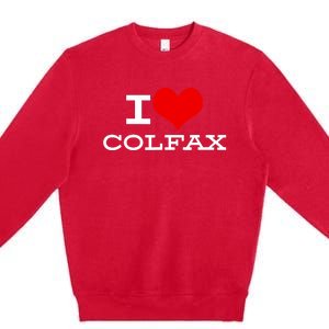 I Love Colfax -Colorado Premium Crewneck Sweatshirt