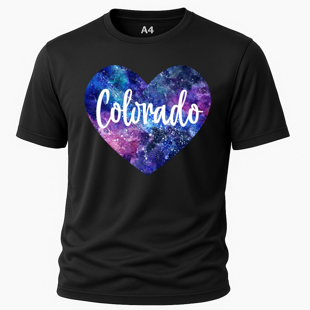 I Love Colorado Usa Cool Gift Cooling Performance Crew T-Shirt
