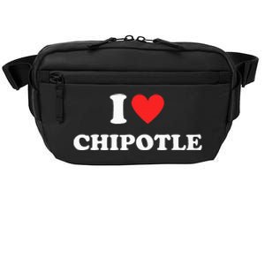 I Love Chipotle I Love Heart Chipotle Funny Food Lover Crossbody Pack