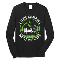 I LOVE CAMPING WITH MY WIFE Long Sleeve Shirt