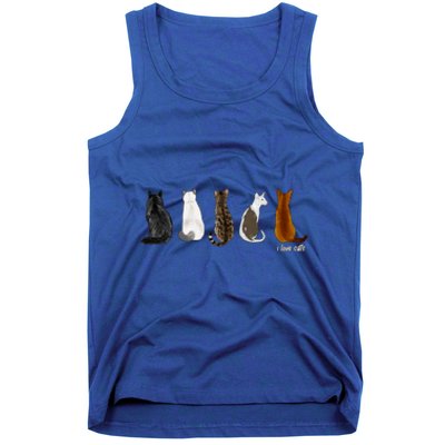 I Love Cats For Cat Lovers Gift Tank Top