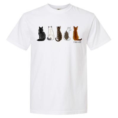 I Love Cats For Cat Lovers Gift Garment-Dyed Heavyweight T-Shirt