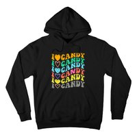 I love Candy Halloween Party Cute Trick or Treat Candyland Hoodie