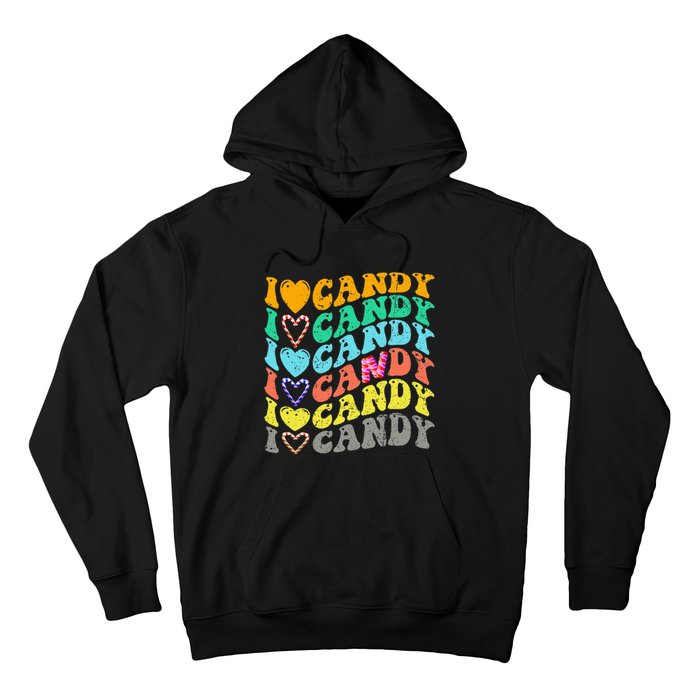 I love Candy Halloween Party Cute Trick or Treat Candyland Hoodie