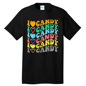 I love Candy Halloween Party Cute Trick or Treat Candyland Tall T-Shirt