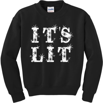 ItS Lit Christmas Light For The Xmas Holiday Kids Sweatshirt