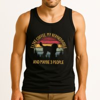 I Like Coffee My Bernedoodle And Maybe 3 People Tank Top