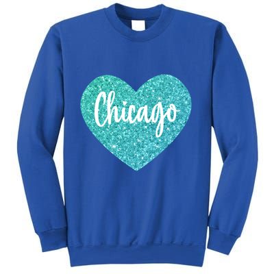 I Love Chicago Usa Heart Meaningful Gift Sweatshirt