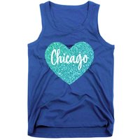 I Love Chicago Usa Heart Meaningful Gift Tank Top