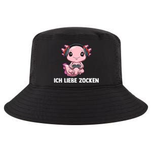 I Love Computer Gaming Gaming Axolotl Gift Cool Comfort Performance Bucket Hat