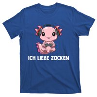 I Love Computer Gaming Gaming Axolotl Gift T-Shirt