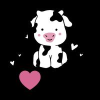 I Love Cows Heart Cooling Performance Crew T-Shirt