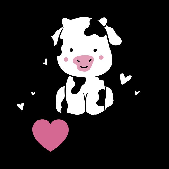 I Love Cows Heart Cooling Performance Crew T-Shirt