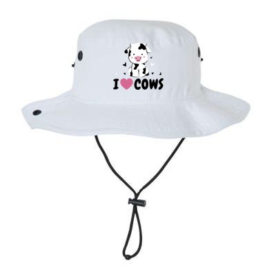 I Love Cows Heart Legacy Cool Fit Booney Bucket Hat