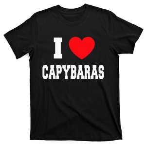 I Love Capybaras T-Shirt