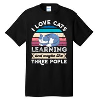 I love Cats Learning and like Three People Tall T-Shirt