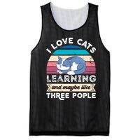 I love Cats Learning and like Three People Mesh Reversible Basketball Jersey Tank