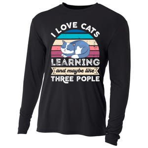 I love Cats Learning and like Three People Cooling Performance Long Sleeve Crew