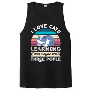 I love Cats Learning and like Three People PosiCharge Competitor Tank