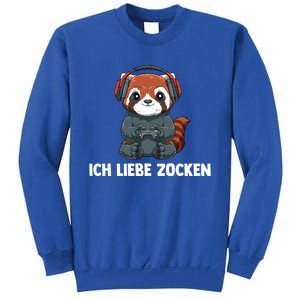 I Love Computer Gaming Gaming Red Panda Gift Sweatshirt