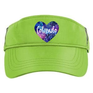 I Love Colorado Usa Great Gift Adult Drive Performance Visor