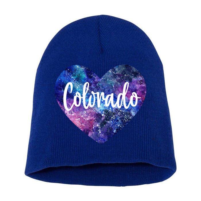 I Love Colorado Usa Great Gift Short Acrylic Beanie