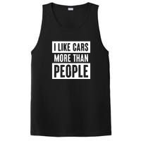 I Like Car More Than People Funny Car Lover PosiCharge Competitor Tank