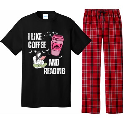 I Like Coffee And Reading For Coffee Lovers Present Gift Pajama Set