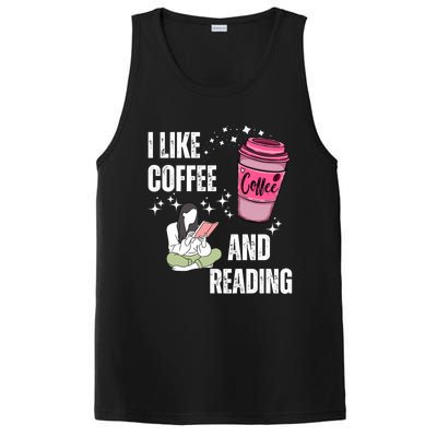 I Like Coffee And Reading For Coffee Lovers Present Gift PosiCharge Competitor Tank