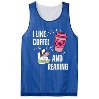 I Like Coffee And Reading For Coffee Lovers Present Gift Mesh Reversible Basketball Jersey Tank