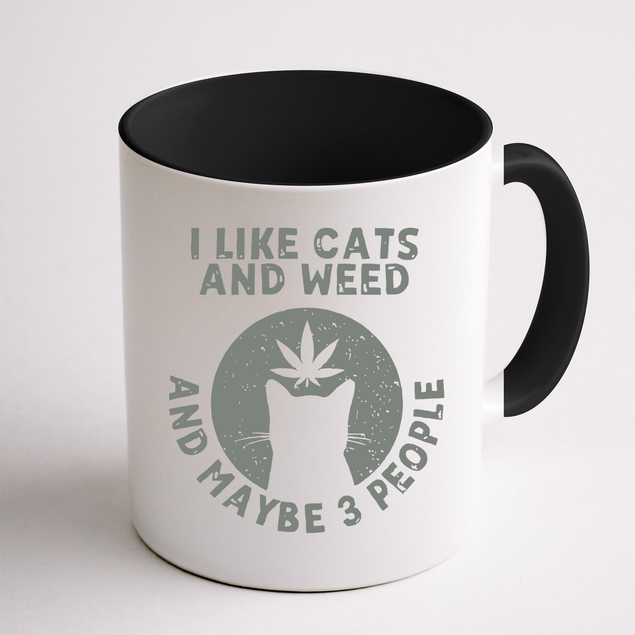 I Like Cats And Weed And Maybe 3 People 420 Day cannabis Mug