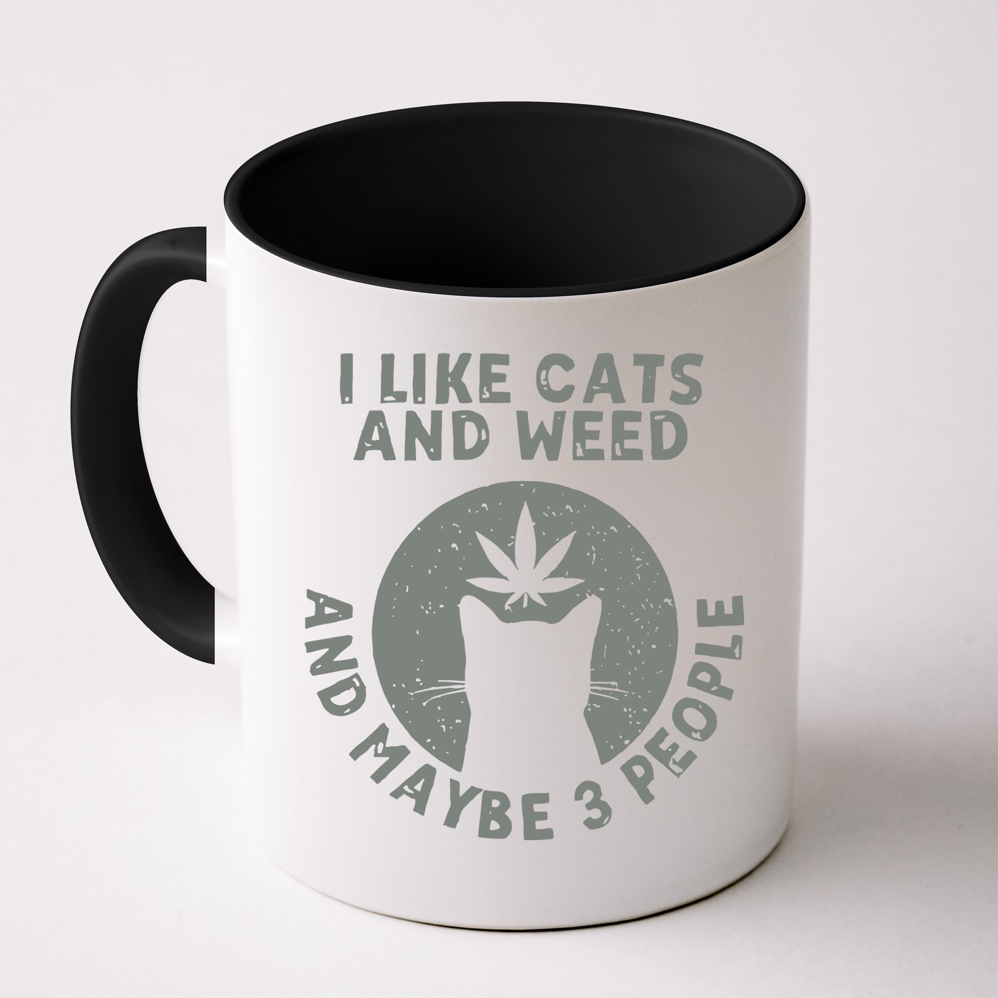 I Like Cats And Weed And Maybe 3 People 420 Day cannabis Mug