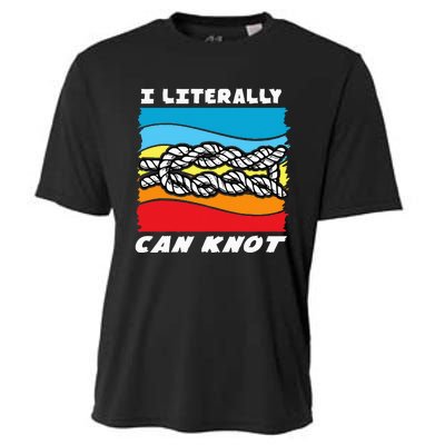 I Literally Can Knot Funny Knotting Cooling Performance Crew T-Shirt