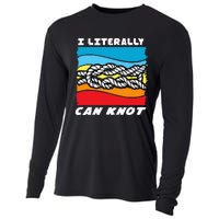 I Literally Can Knot Funny Knotting Cooling Performance Long Sleeve Crew