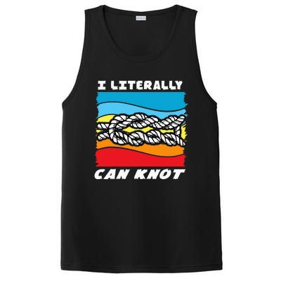 I Literally Can Knot Funny Knotting PosiCharge Competitor Tank