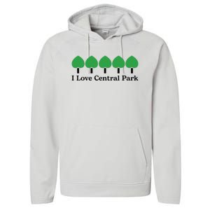 I Love Central Park Performance Fleece Hoodie