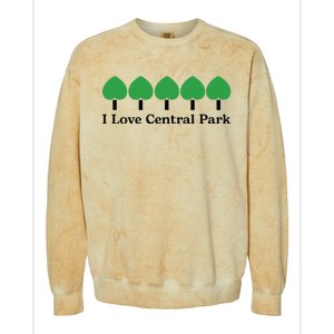 I Love Central Park Colorblast Crewneck Sweatshirt