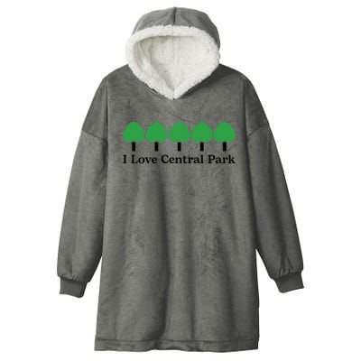 I Love Central Park Hooded Wearable Blanket