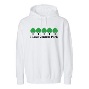 I Love Central Park Garment-Dyed Fleece Hoodie