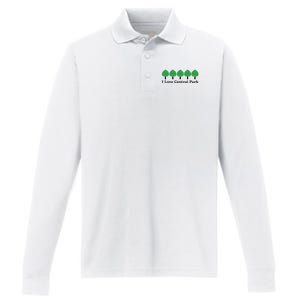 I Love Central Park Performance Long Sleeve Polo