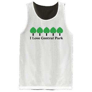 I Love Central Park Mesh Reversible Basketball Jersey Tank