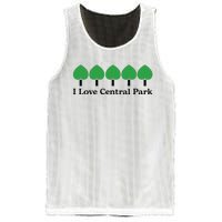 I Love Central Park Mesh Reversible Basketball Jersey Tank