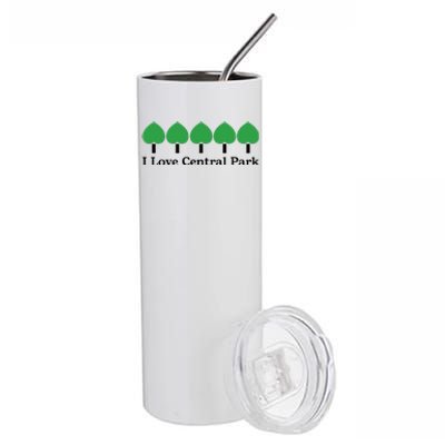 I Love Central Park Stainless Steel Tumbler