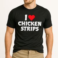 I Love Chicken Strips Crispy Chicken Fingers Fast Food Lover  Cooling Performance Crew T-Shirt