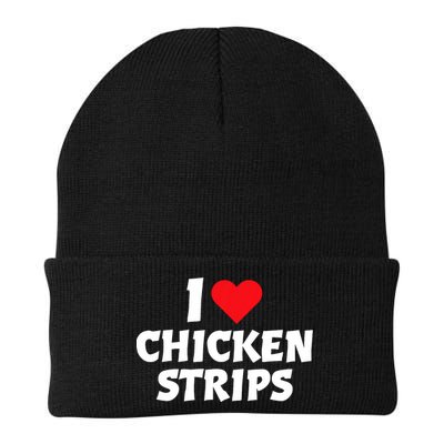 I Love Chicken Strips Crispy Chicken Fingers Fast Food Lover  Beanie